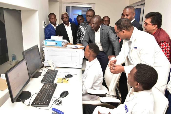 DP Ruto at Meru Level Five Hospital on Friday, October 4. The County's top leadership skipped the event