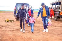 Photos of Eric Omondi on vacation with Maribe and son (Bonfire Adventures)
