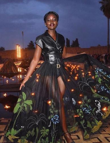 Lupita Nyong’o and mother bag distinguished award