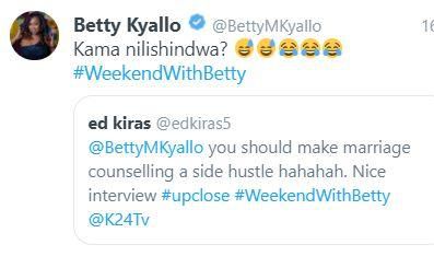 Betty's response
