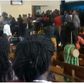 A screen-grab image of the chaos at Nairobi Central SDA church