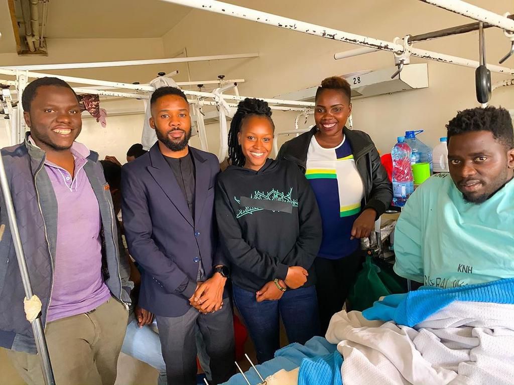 Otile Brown buys new Motorbike for the rider he was involved in an accident with near Yaya Centre