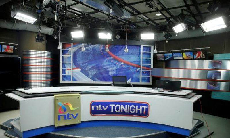 File image of an NTV studio in Nairobi