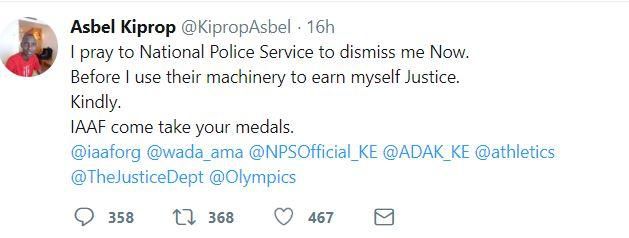 Government comes to the rescue of Asbel Kiprop after he threatened to misuse his gun