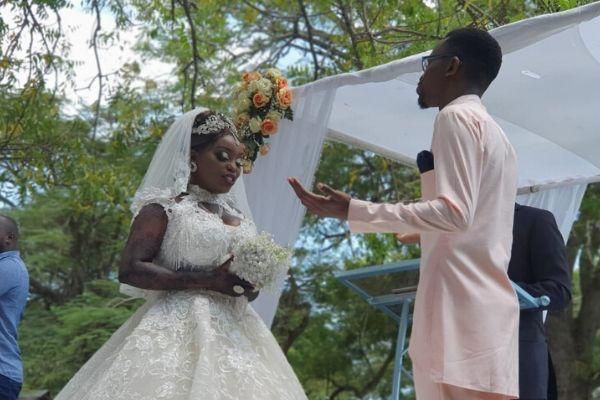 Pomp and color as KTN News anchor weds childhood friend in lavish wedding