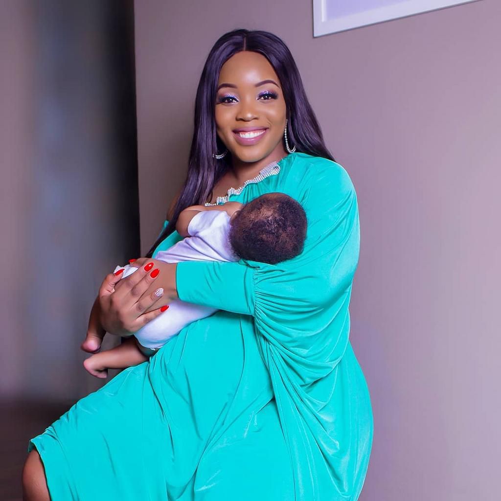 Risper and her son (Instagram)