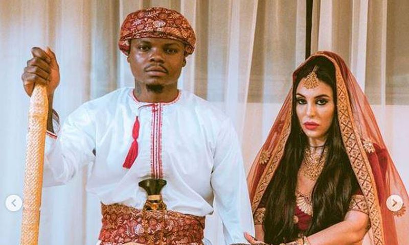 Harmonize makes special request to wife Sarah months after wedding