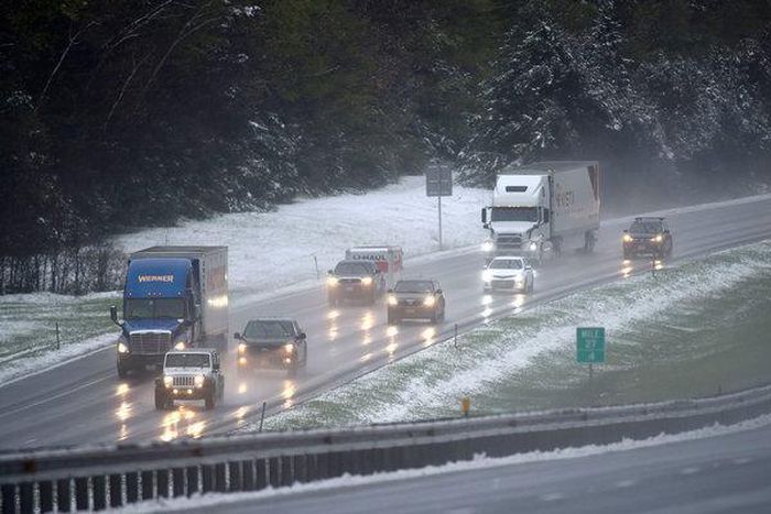 Snowing in New England, soaking in the South -- you call this spring?