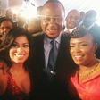 President Uhuru Kenyatta poses for a selfie with media personalities Caroline Mutoko (right) and Julie Gichuru.