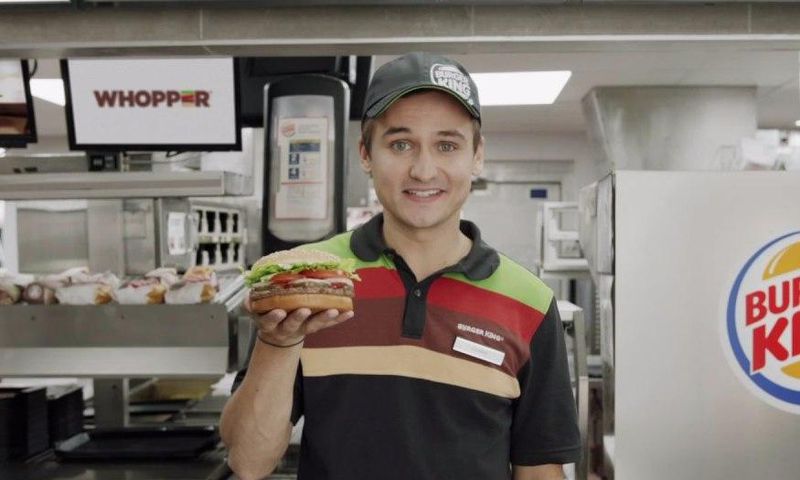 Burger King's new ad.