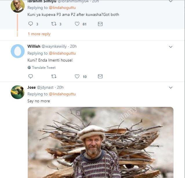 Reactions on Linda Oguttu's Tweet