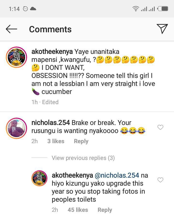 Stop taking photos in people’s toilets – Akothee’s perfect clap back at fan who tried to down grade her