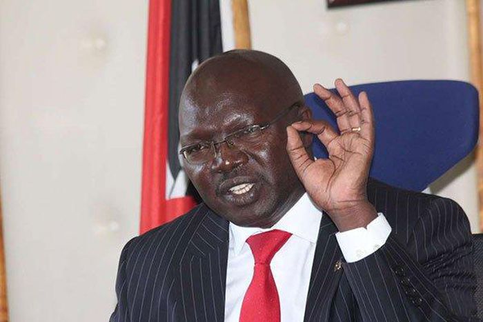 Water and Irrigation Cabinet Secretary Simon Chelugui