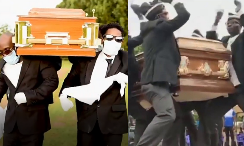 Eric Omondi perfectly mimics viral Ghana's dancing pallbearers as he goes after Mulamwah