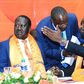 File image of ODM Party leader Raila Odinga, National Chairman John Mbadi and Secretary General Edwin Sifuna