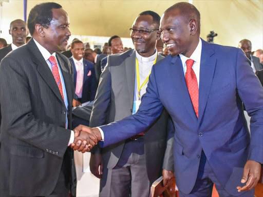 Welcome man Stevo - DP Ruto welcomes Kalonzo Musyoka to Jubilee