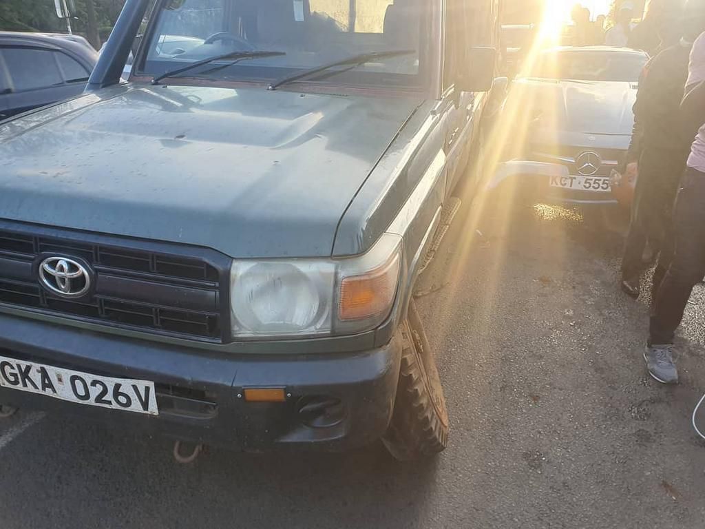 Jalang’o involved in road accident, escapes unhurt (Photos)