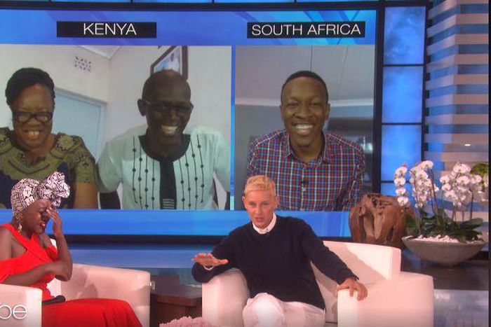 Kenyan family reunited on Ellen Degeneres show