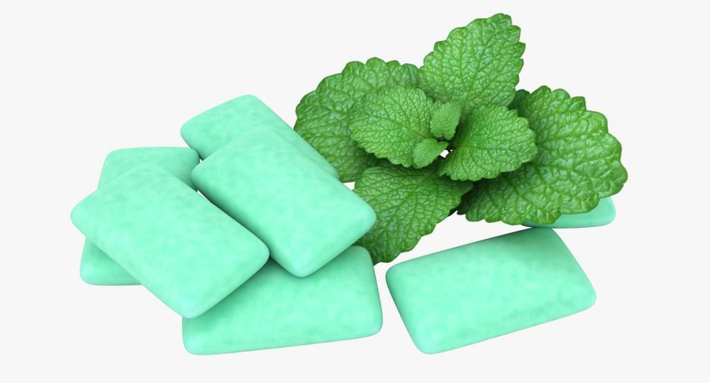 Chewing gum freshens breath (turbosquidcom)