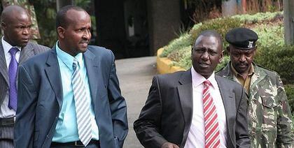 File image of DP Ruto and Aden Duale Duale has warned thatUhuru's close relationship with Raila will be the undoing of Jubilee while the DP has called for truce in Jubilee