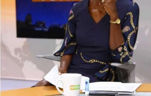 Yvonne Okwara at Citizen TV studios
