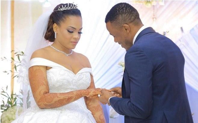 Alikiba and his wife.  Is Alikiba's wife Amina pregnant ?