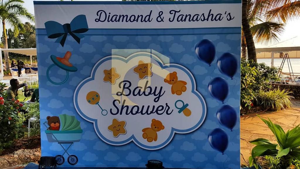 Diamond treats girlfriend Tanasha Donna to an exquisite invites only baby shower, Vera Sidika steals the show