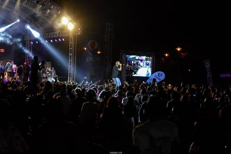 Davido performing in Uganda during 2019 New Year celebrations (Photo: Kabuye Derrick)