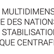 United Nations Multidimensional Integrated Stabilization Mission in The Central African Republic (MINUSCA)