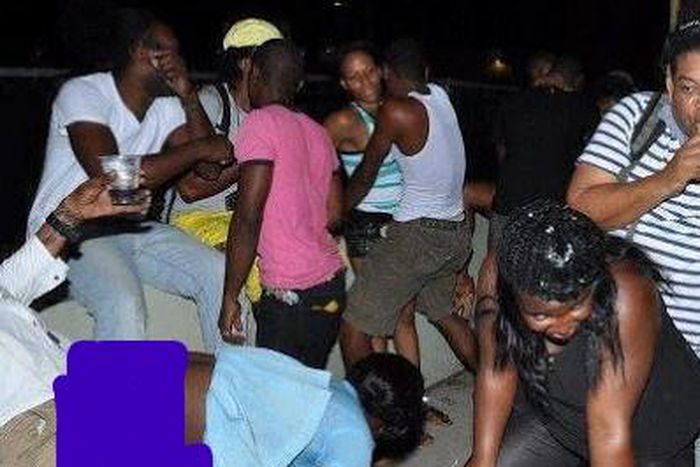 File image of a people partying at a club