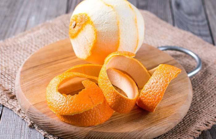 How to use orange peels for skin