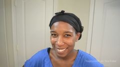 Scarf to lay the hair (Courtesy)