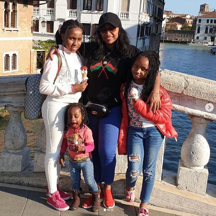 Massawe Japanni goes on an exotic vacation In Italy with family (Instagram)