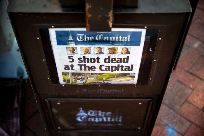 Insanity claim by man held in killings in newsroom