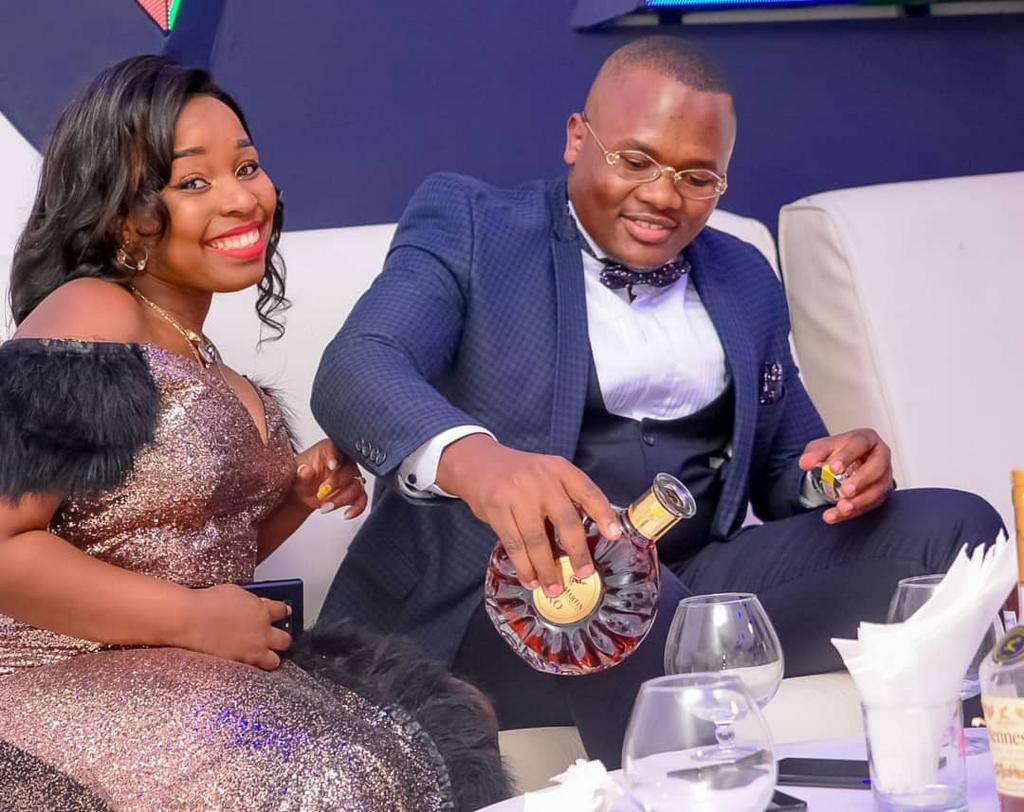 Saumu Mbuvi with her Boyfriend