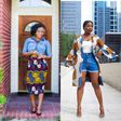 Denim and ankara styles