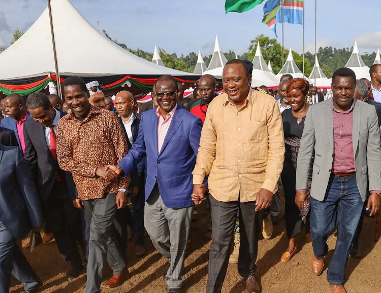 Uhuru mocks Mwangi Kiunjuri while launching mega project in Meru