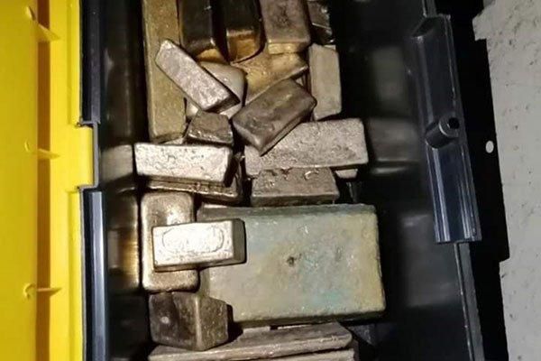 Fake gold bars seized by DCI at Plan 254 Club in Kilimani, Nairobi