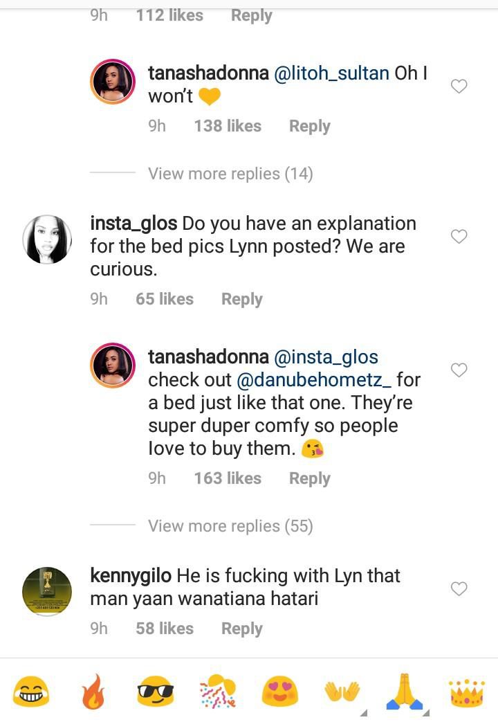 Reaction on Tanasha post