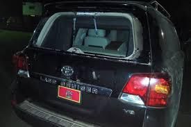 Museveni's car