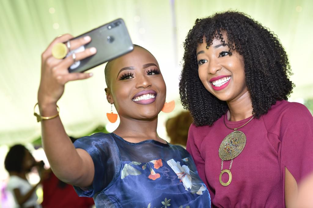 Natalie Tewa with a friend