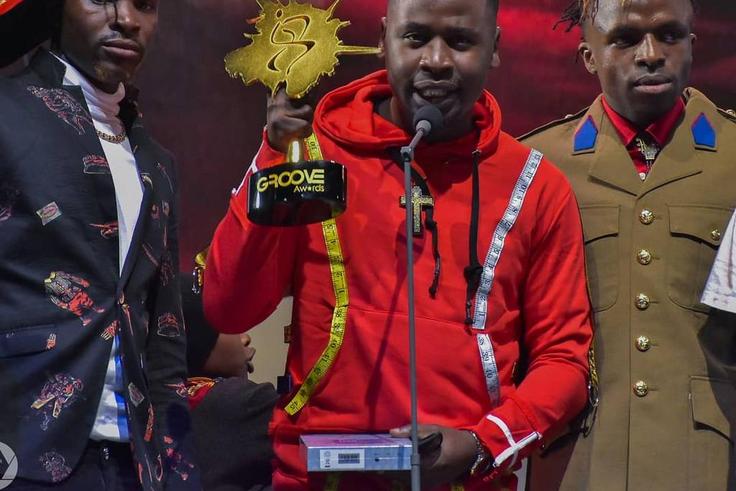 Odi Dance Makers Timeless Noel, Jabidii and Hype and Ochi at Groove Awards 2018. List of winners at Groove Awards 2018