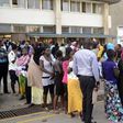 File image of a crowd outside the Regional Immigration offices in Mombasa. Four people who identified themselves as immigration officials, picked Paul Topf from his Lungalunga, Kwale County on November 26