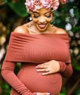 TBT Photo of Kambua during her pregnant day