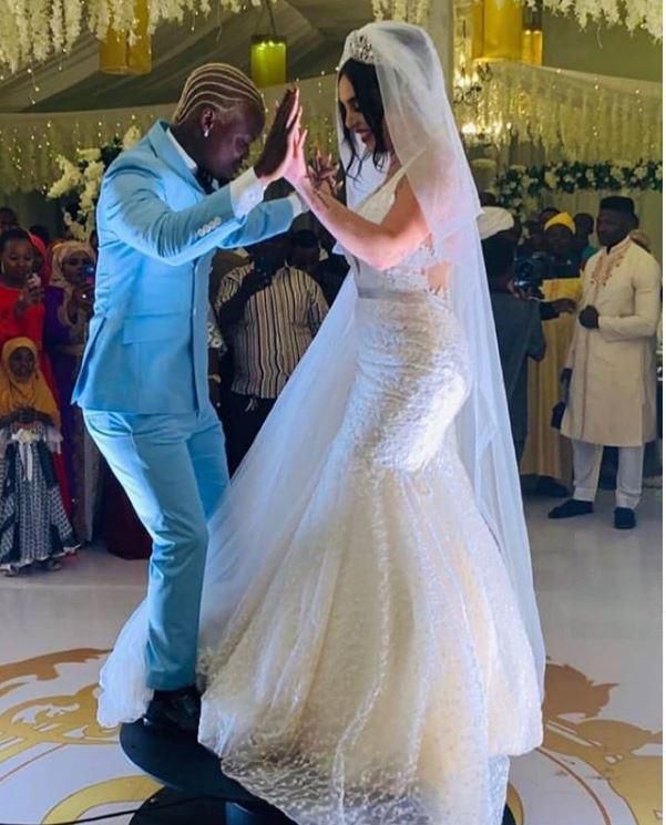 Harmonize weds Italian girlfriend Sarah in lavish affair (Konde Gang)