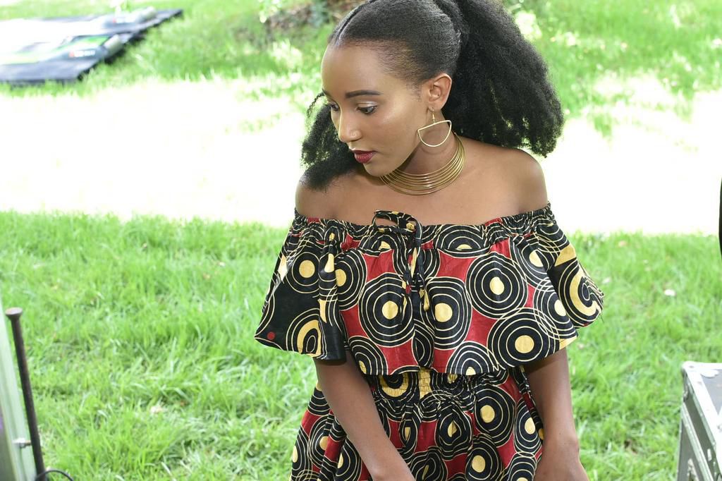 One of the attendees at the Dark and lovely event