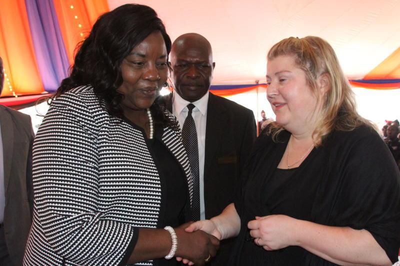 The Late Kibera MP Ken Okoth's wife Monica