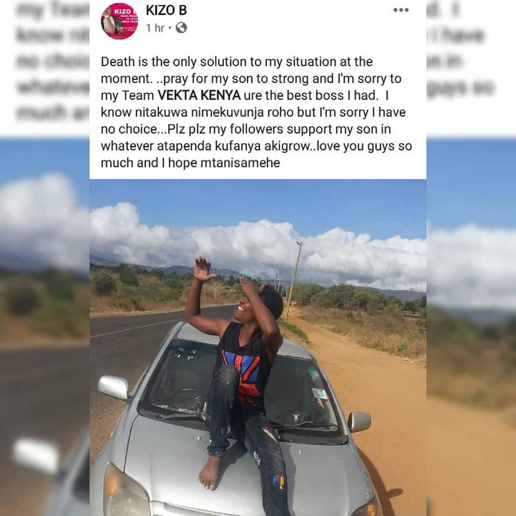 Gospel singer Kizo B