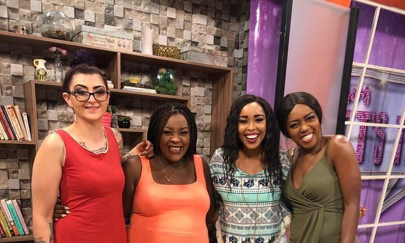 Ebru TV presenter shows off her full body tattoo (Photos)