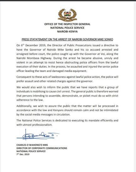 Governor Mike Sonko to face fresh charges